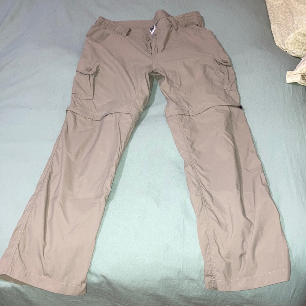 The north face cargo zip up pants